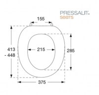 ASIENTO Y TAPA INODORO ZAGA PRESSALIT